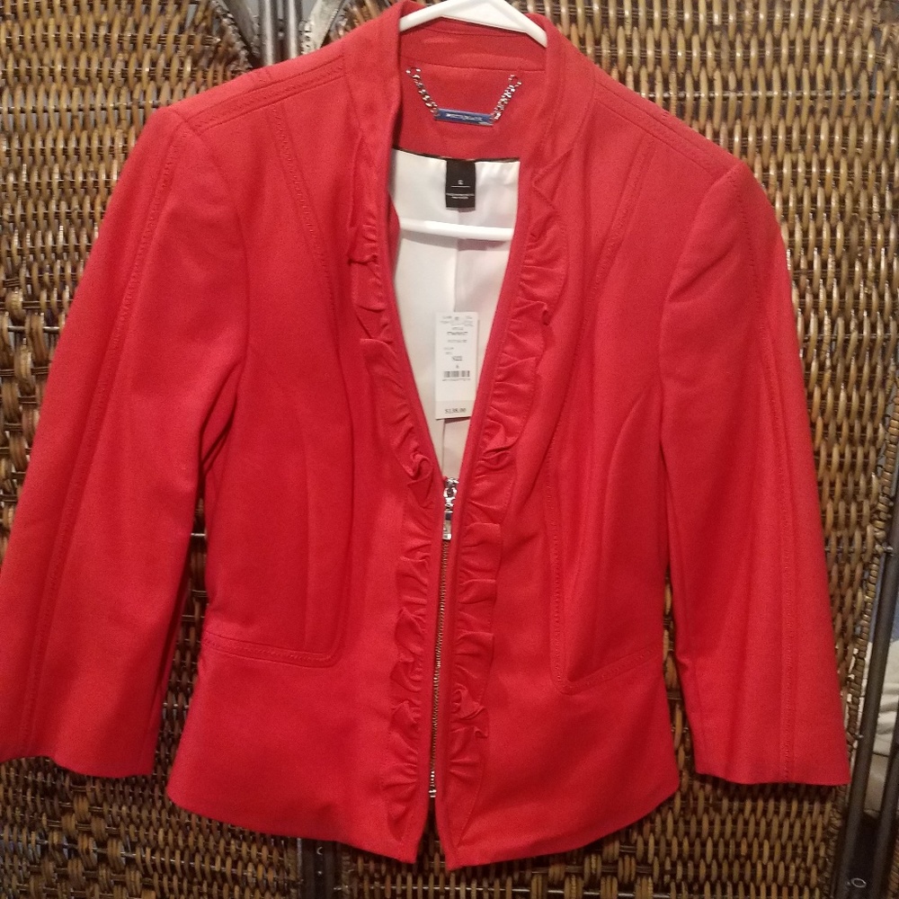 NEW Detailed Red Blazer